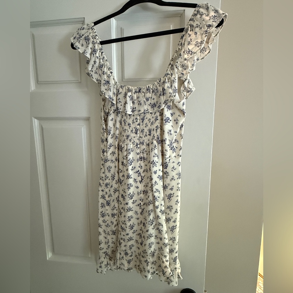 Reformation Christine Mini Ruffle Dress - Picture 3 of 4